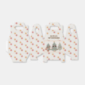 Retro Groovy Kerstboom Hippie Verjaardagsfeest Bedankdoosjes (Uitgevouwen)