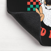 Retro Groovy kerstfeestdrory, opgeruimd Hippie Sa Muismat (Hoek)