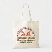 Retro Groovy Kerstvakantie Tote Bag (Voorkant)