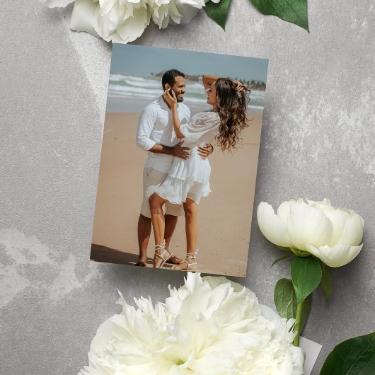 retro groovy kleurrijke bruiloft kaart