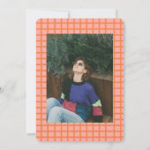 Retro Groovy Kleurrijke High School Afstudeerfeest Kaart (Achterkant)