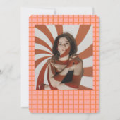 Retro Groovy Kleurrijke High School Afstudeerfeest Kaart (Achterkant)