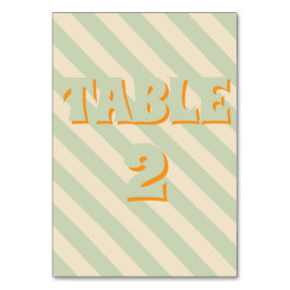 Retro Groovy Kleurrijke Wavy Boho Bruiloft Kaart