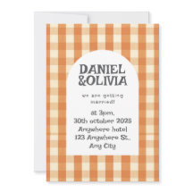 Retro Groovy Kleurrijke Wavy Boho Bruiloft