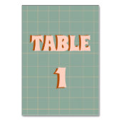 Retro Groovy Kleurrijke Wavy Boho Bruiloft Kaart (Achterkant)