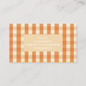 Retro Groovy Kleurrijke Wavy Boho Visitekaartje (Achterkant)