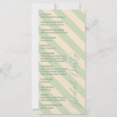 Retro Groovy Kleurrijke Wavy Boho Wedding Programm (Achterkant)