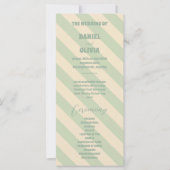 Retro Groovy Kleurrijke Wavy Boho Wedding Programm (Voorkant)