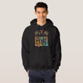 Retro Groovy Kleuterschool Bemanning Kinder Troep Hoodie (Voorkant volledig)