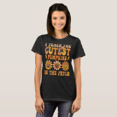 Retro Groovy koelste pompoen in het patchalwee T-shirt (Voorkant volledig)