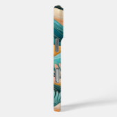 Retro Groovy Landschap Persoonlijk Case-Mate iPhone Case (Achterkant / Rechts)