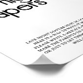 Retro Groovy \ Late night diapers game Poster (Hoek)