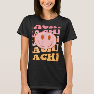 Retro Groovy leraar Inspirerend kleurrijk achteraa T-shirt