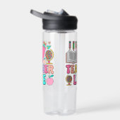 Retro Groovy Leraar Leven Tumbler Globe Waterfles (Rechts)