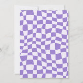 Retro Groovy Let's Get Spooky Ghost Halloween-deel Kaart (Achterkant)