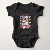 Retro Groovy Leuk maar Spooky Romper (Voorkant)