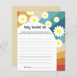 Retro Groovy - lijst van Baby emmers