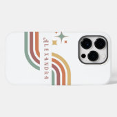 Retro Groovy Lines 70's 80s geel Sinaasappel groen Case-Mate iPhone Case (Achterkant (horizontaal))