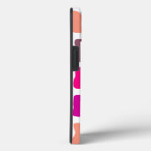 Retro groovy LOVE golvende letters herhalingspatro Case-Mate iPhone Case (Achterkant / Rechts)