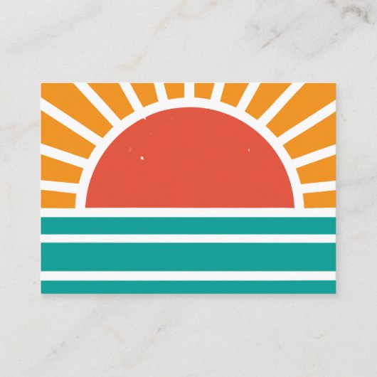 Retro Groovy Luier Raffle Kaart Zonnig Baby shower (Achterkant)