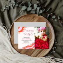 Retro groovy madeliefje Groovy Een eerste meisje v