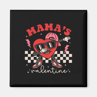 Retro Groovy Mama is mijn Valentijn Schattige Hear Magneet