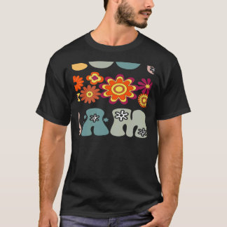 Retro Groovy Mama Matching Family 1st Birthday Par T-shirt