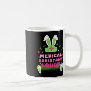 Retro Groovy Medical Instant Squad Bunny Ear Flowe Koffiemok