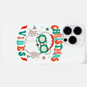 Retro Groovy Merry kerstvibes Funny Santa Cla Case-Mate iPhone Case (Achterkant (horizontaal))