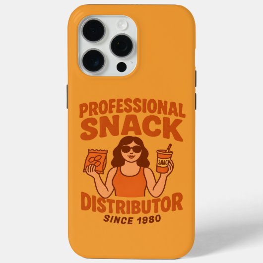 Retro Groovy Moeder Professionele Snackverdeler Case-Mate iPhone Case (Achterkant)