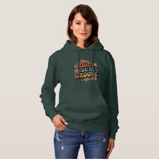 Retro Groovy Mom Hoodie