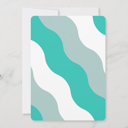 Retro Groovy One Boy 1st Birthday Uitnodiging (Achterkant)