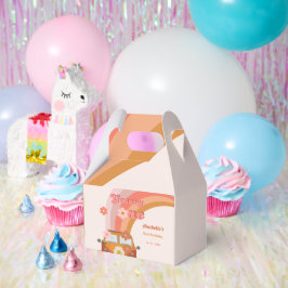 Retro Groovy One Daisy Flower Verjaardagsfeestje Bedankdoosjes