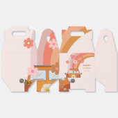 Retro Groovy One Daisy Flower Verjaardagsfeestje Bedankdoosjes (Ongevouwen)