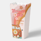 Retro Groovy One Daisy Flower Verjaardagsfeestje Bedankdoosjes (Voorkant)