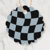 Retro Groovy One Happy Boo Boy Bedankt Bedankjes Labels (Achterkant)