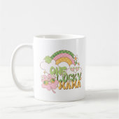 Retro Groovy One Lucky Mama St. Patrick’s Day Koffiemok (Links)