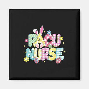 Retro Groovy Pacu Verpleegster Bunny Ear Grappig P Magneet