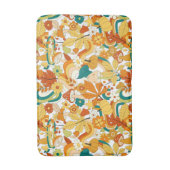 Retro Groovy-paddenstoelenpatroon Badmat (Voorkant Verticaal)