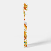 Retro Groovy-paddenstoelenpatroon iPhone Hoesje (Linkerkant)