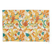 Retro Groovy-paddenstoelenpatroon Kussensloop (Voorkant)