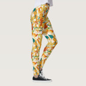Retro Groovy-paddenstoelenpatroon Leggings (Rechts)