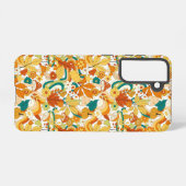 Retro Groovy-paddenstoelenpatroon Samsung Galaxy Hoesje (Achterkant horizontaal)