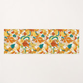 Retro Groovy-paddenstoelenpatroon Yogamat (Voorkant (horizontaal))