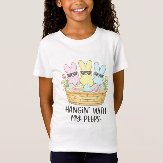 Retro Groovy Pasen T-Shirt (Voorkant)