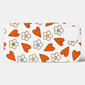 Retro Groovy Patronen 70s-60s-80s Case-Mate iPhone Case (Achterkant (horizontaal))