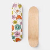 Retro Groovy Patronen 70s-60s-80s Persoonlijk Skateboard (Voorkant)