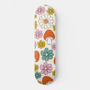 Retro Groovy Patronen 70s-60s-80s Persoonlijk Skateboard