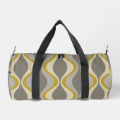 Retro Groovy Patroon - Monogram - Gouden Taupe Plunjezak (Achterkant)