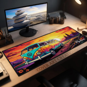  Retro Groovy reisbus Bureaumat